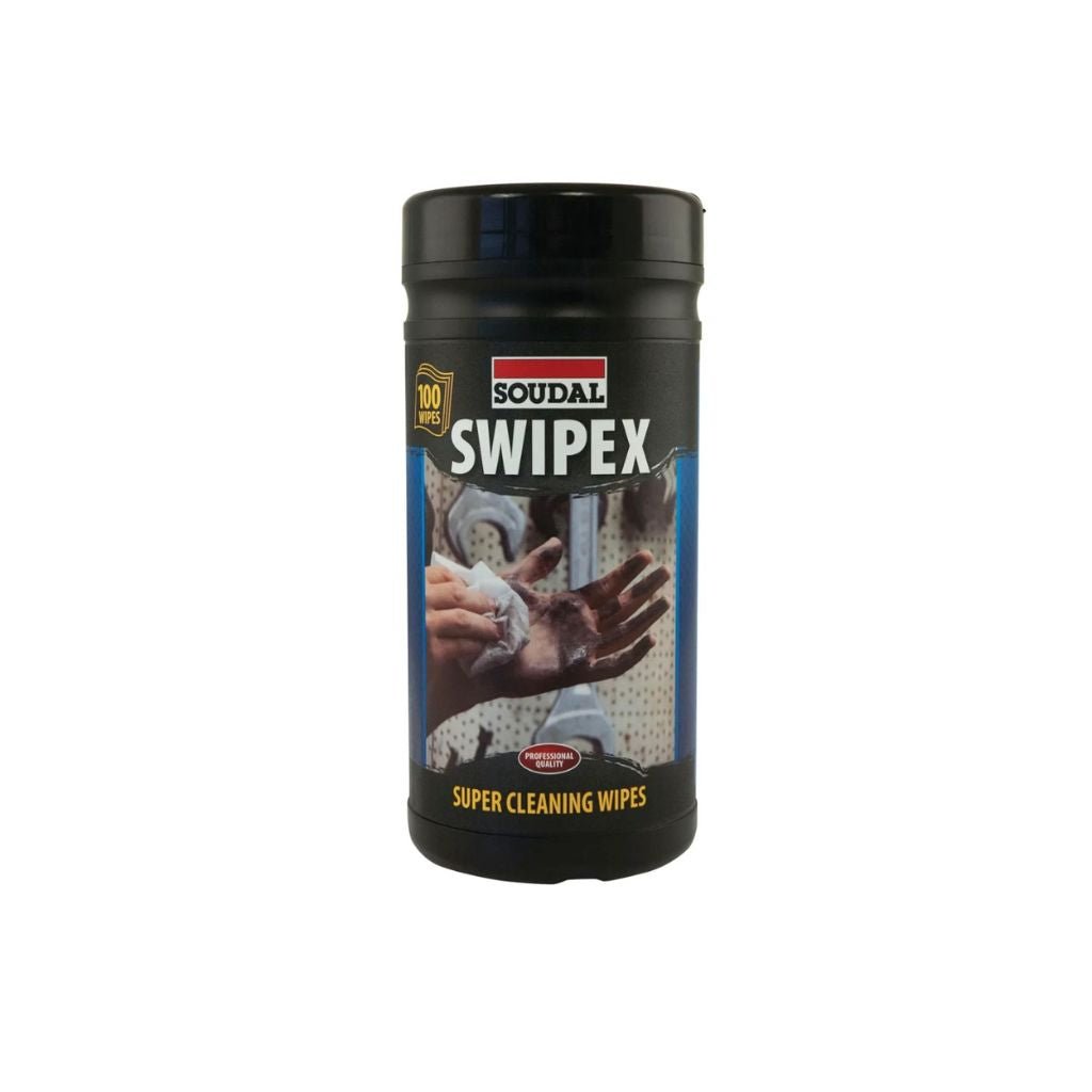 Soudal Swipex Heavy Duty Wipes (Tub of 100) - Restorate-5411183057548