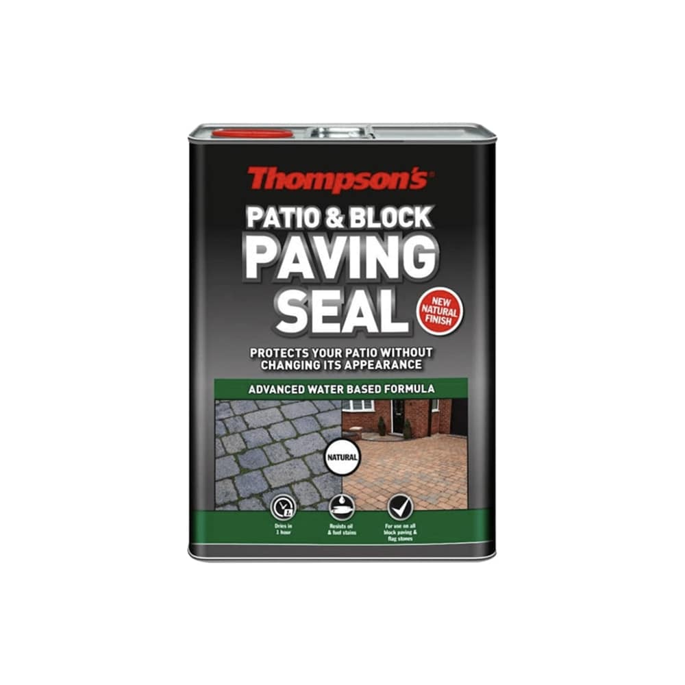 Thompsons Patio & Block Paving Seal Natural Finish 5 Litre - Restorate-5010214880874